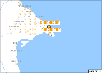 map of Dinahican