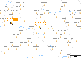 map of Dinaïro