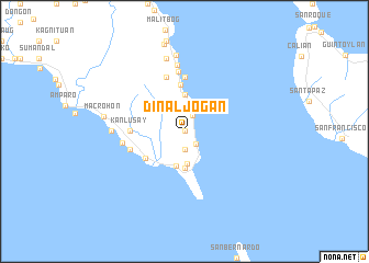 map of Dinaljogan