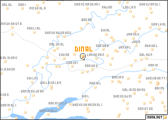 map of Dināl