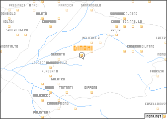 map of Dinami