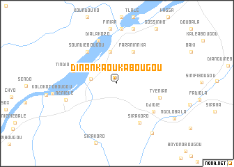 map of Dinankaoukabougou