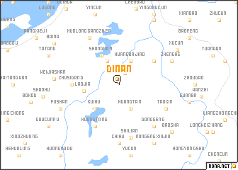 map of Dinan