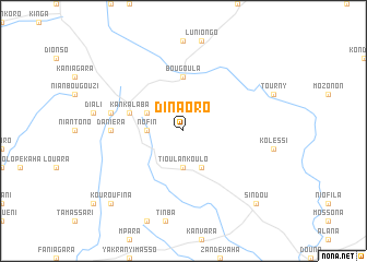 map of Dinaoro