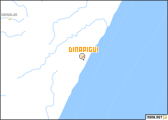 map of Dinapigui