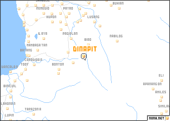 map of Dinapit