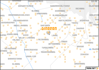 map of Dīnārān