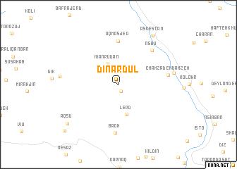 map of Dīnār Dūl