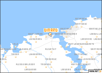 map of Dinard