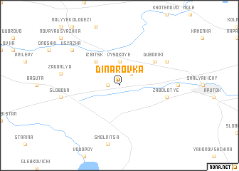 map of Dinarovka