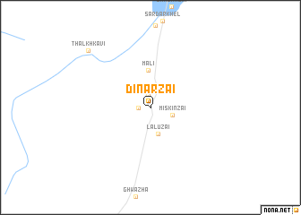 map of Dīnarzai