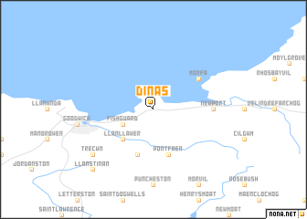 map of Dinas
