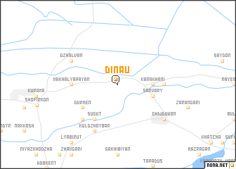 map of Dinau