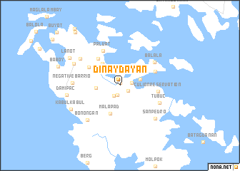 map of Dinaydayan