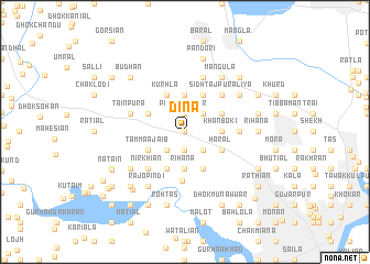 map of Dina