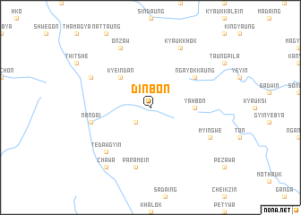 map of Dinbon