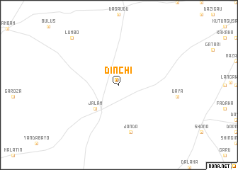 map of Dinchi