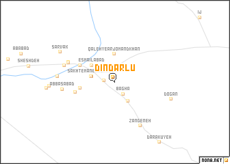 map of Dīndārlū