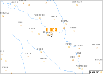 map of Dinda