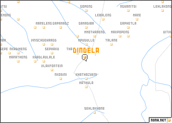 map of Dindela