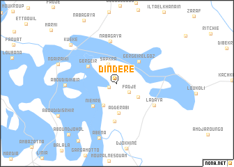 map of Dindere