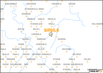 map of Dindila