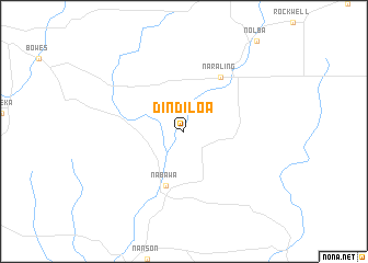 map of Dindiloa