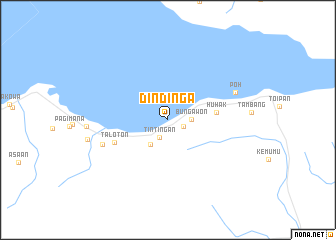 map of Dindinga