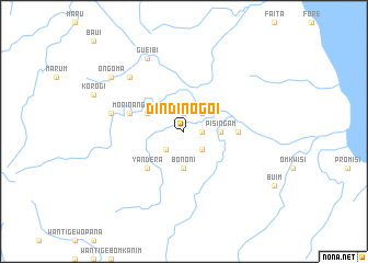 map of Dindinogoi