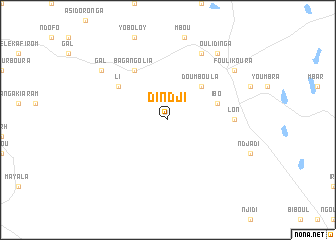 map of Dindji