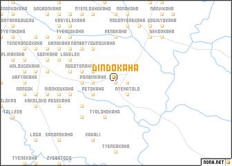 map of Dindokaha