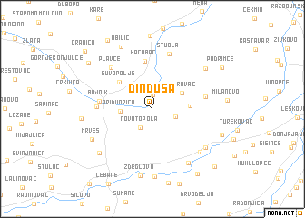 map of Ðinđuša