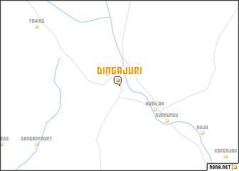 map of Dingajuri