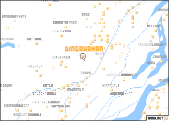 map of Dinga Wāhān