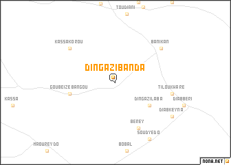 map of Dingazi Banda