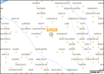 map of Dinga