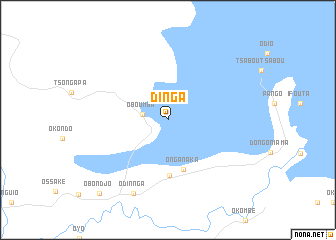 map of Dinga