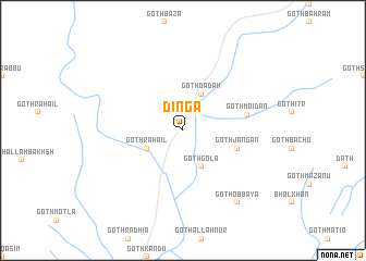 map of Dinga