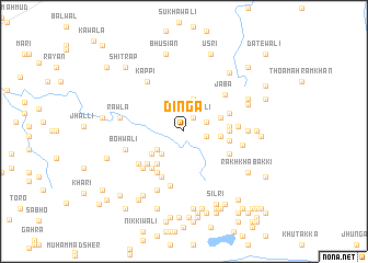 map of Dinga