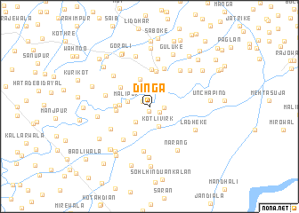 map of Dinga