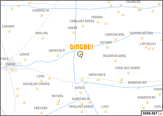 map of Dingbei