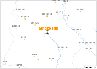 map of Dingcheng