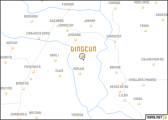 map of Dingcun