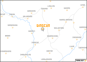 map of Dingcun