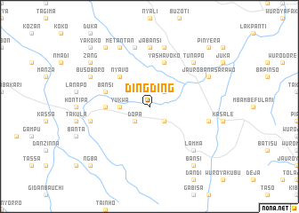 map of Dingding