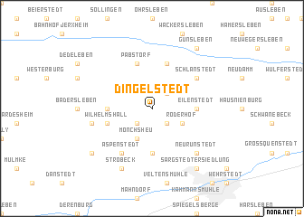 map of Dingelstedt