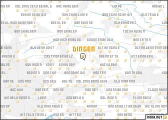 map of Dingen