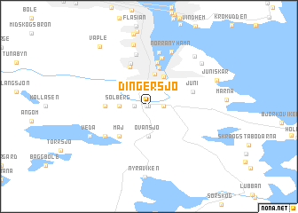 map of Dingersjö