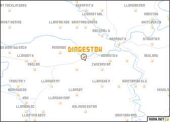 map of Dingestow