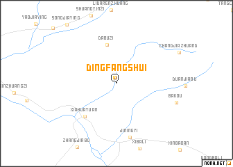 map of Dingfangshui